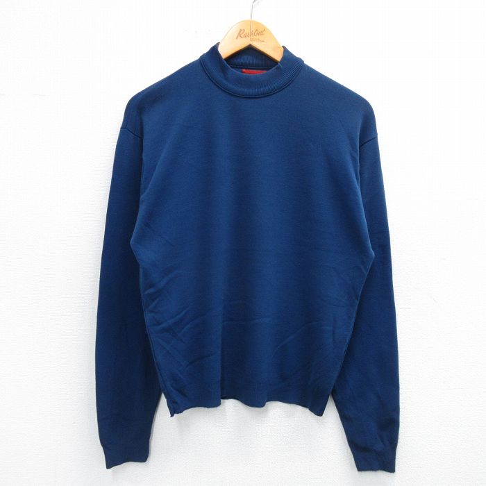 【50%OFF】シアーズ 80s 長袖セーター ネイビー M | 古着