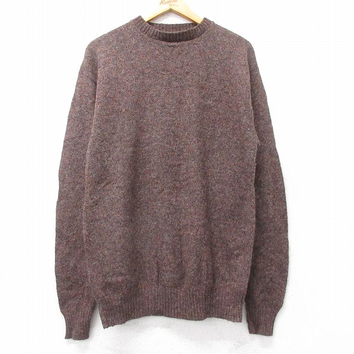【50%OFF】80s 長袖セーター ブラウン M | 古着