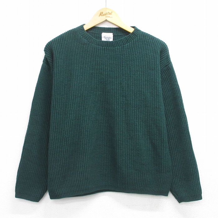 90s 長袖セーター グリーン L | 古着