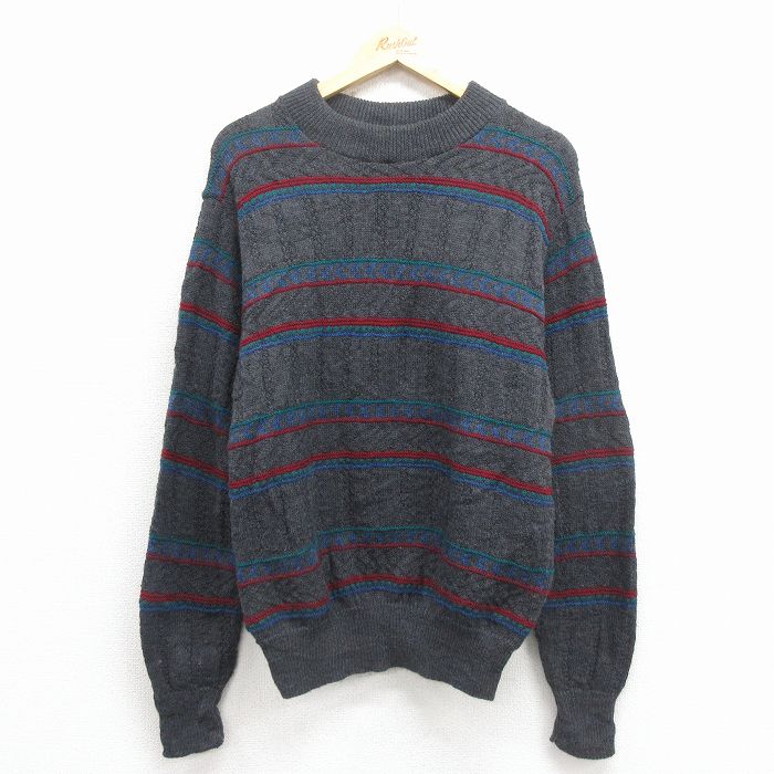 90s 長袖セーター グレー M | 古着
