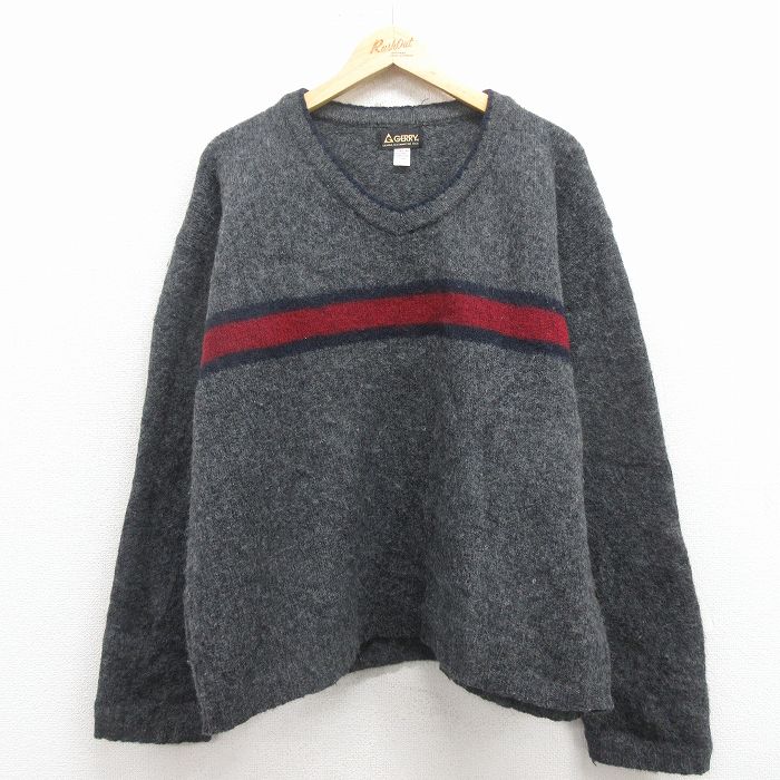 ジェリー 90s 長袖セーター グレー XL | 古着