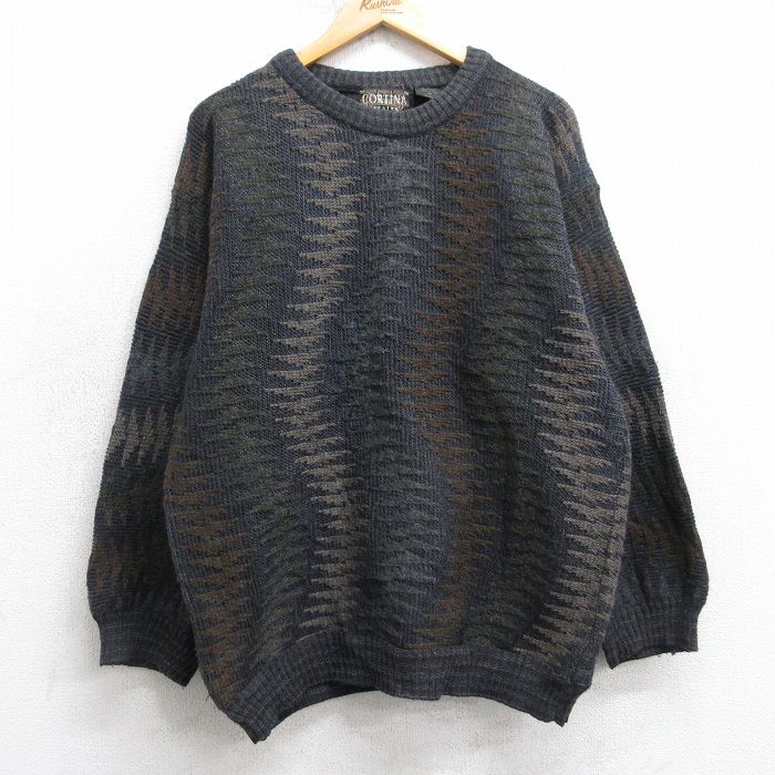 90s 長袖セーター グレー M | 古着