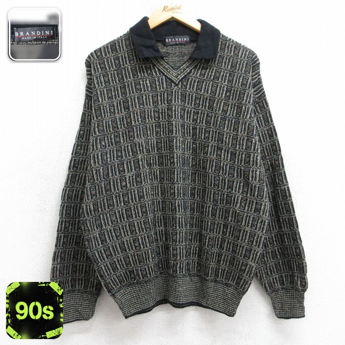 90s 長袖セーター ベージュ M | 古着