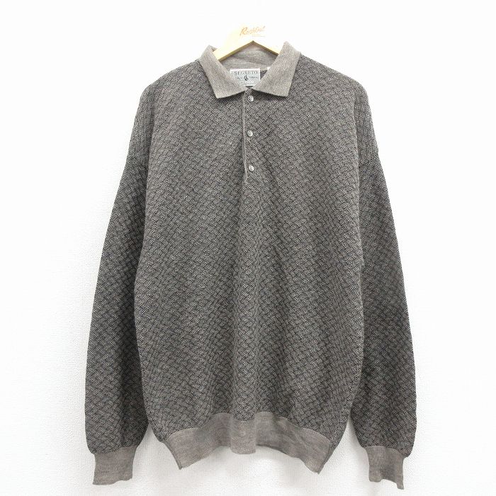 90s 長袖セーター グレー XL | 古着