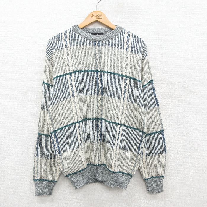 90s 長袖セーター グレー L | 古着