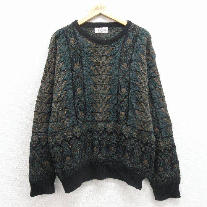 ジャンセン 90s 長袖セーター グリーン L | 古着
