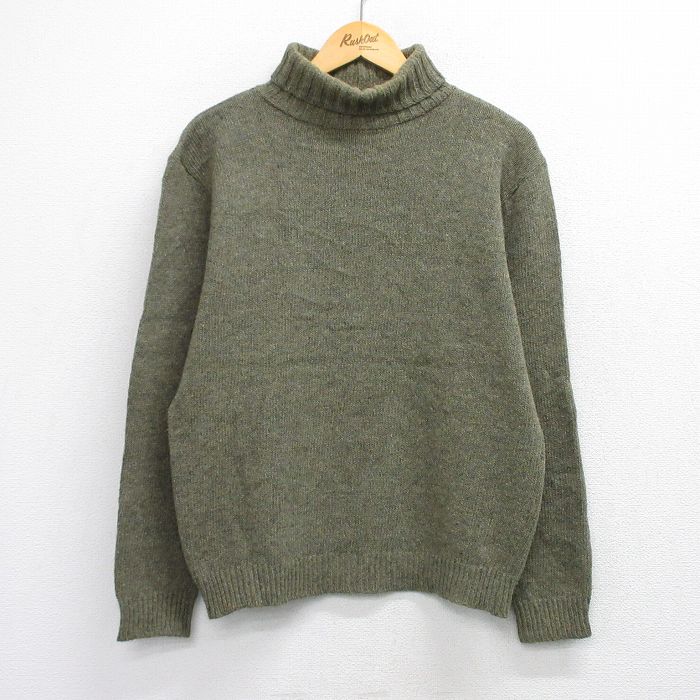 70s 長袖セーター グリーン M | 古着