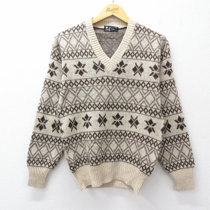 【20%OFF】80s 長袖セーター ベージュ XS | 古着