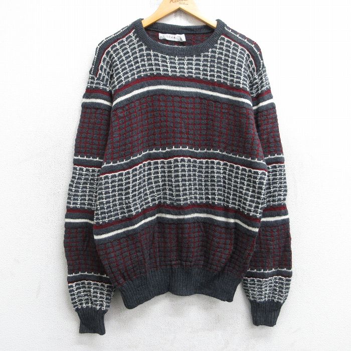 ジャンセン 90s 長袖セーター グレー L | 古着
