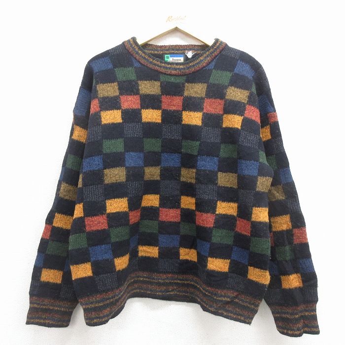 90s 長袖セーター ブラック L | 古着