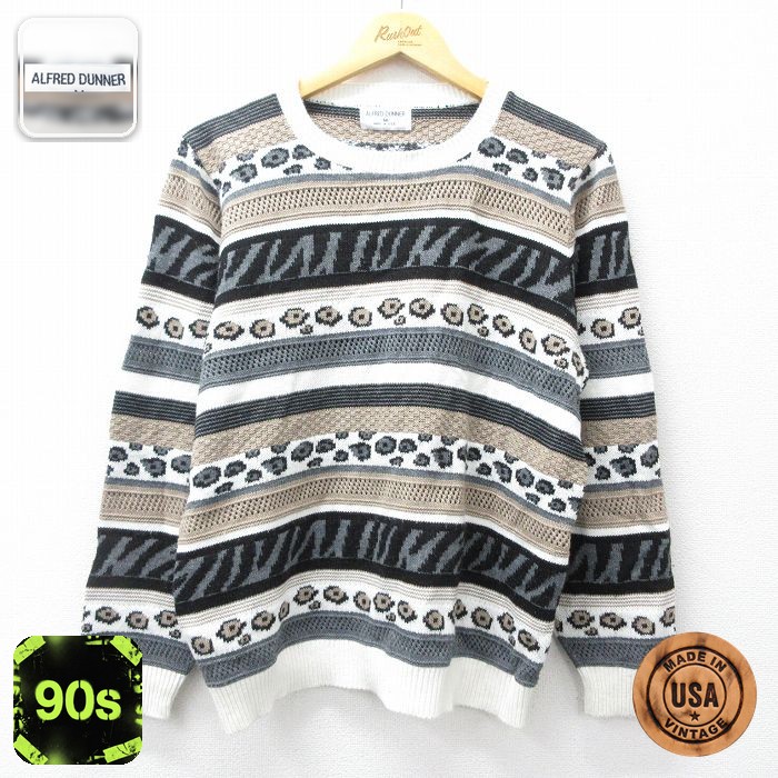 【50%OFF】90s 長袖セーター ブラック M | 古着