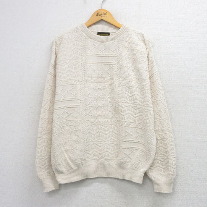 90s 長袖セーター 生成り XL | 古着