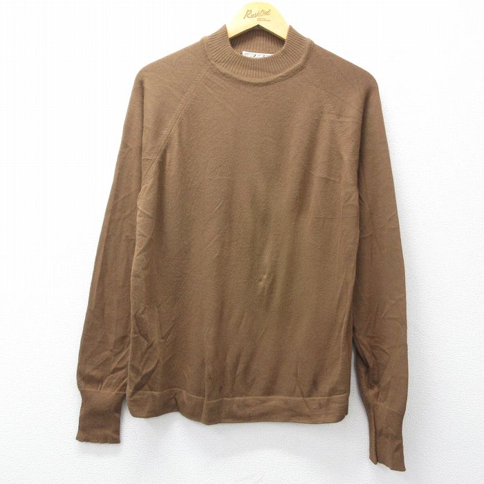 【20%OFF】80s ラグランセーター モックネック ブラウン M | 古着