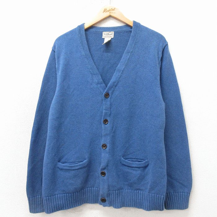 エルエルビーン 00s 長袖カーディガン ネイビー メンズL相当 | 古着