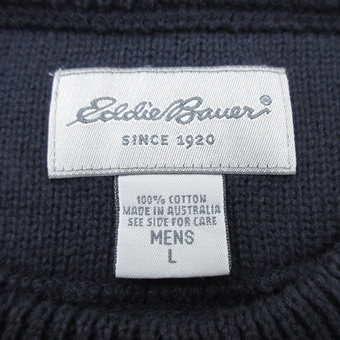 古着通販 XL☆古着 Eddie Bauer エディーバウアー 長袖 セーター