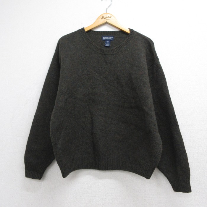 古着通販 XL☆古着 LANDS'END ランズエンド 長袖 セーター メンズ 90