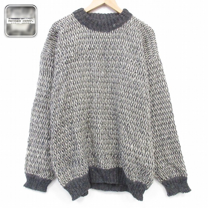 長袖セーター グレー L | 古着