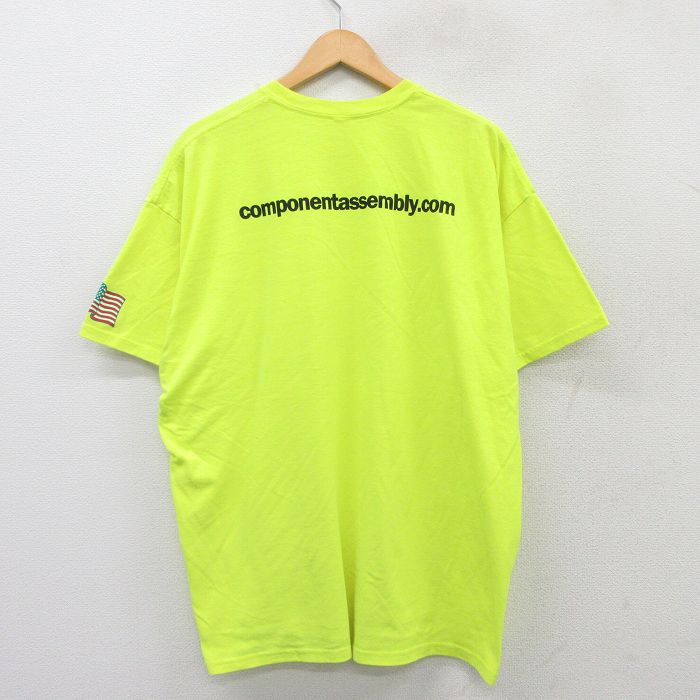 半袖Tシャツ COMPONENT ASSEMBLY イエロー XL | 古着