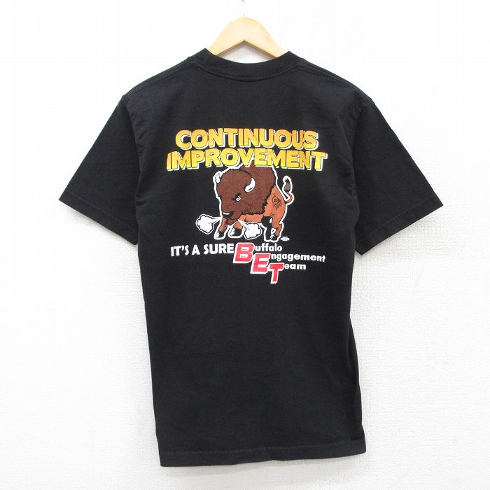 バッファロー 半袖Tシャツ ブラック M | 古着