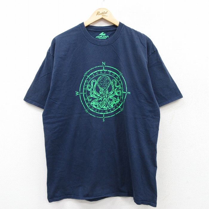 【50%OFF】半袖Tシャツ タコ ネイビー XL | 古着