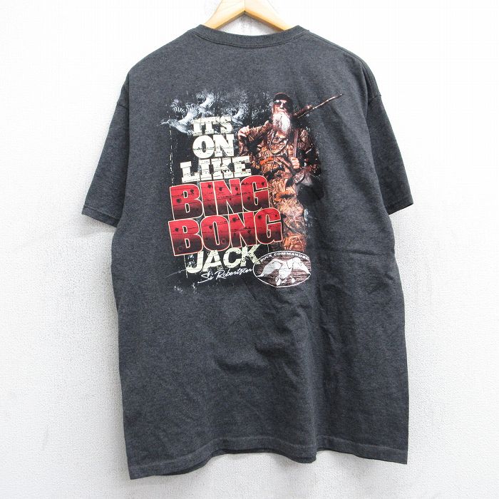 ダックダイナスティ 半袖Tシャツ サイロバートソン グレー XL | 古着