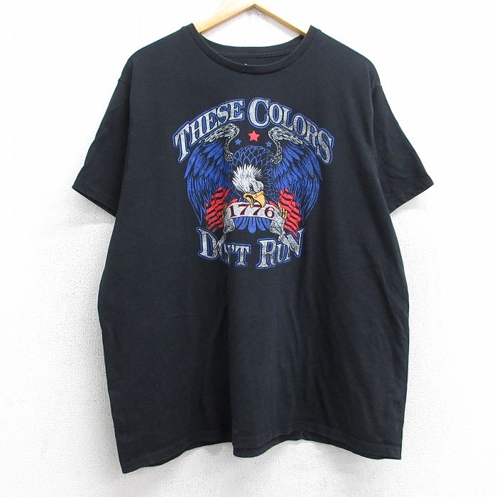 半袖Tシャツ 鳥 ブラック XL | 古着