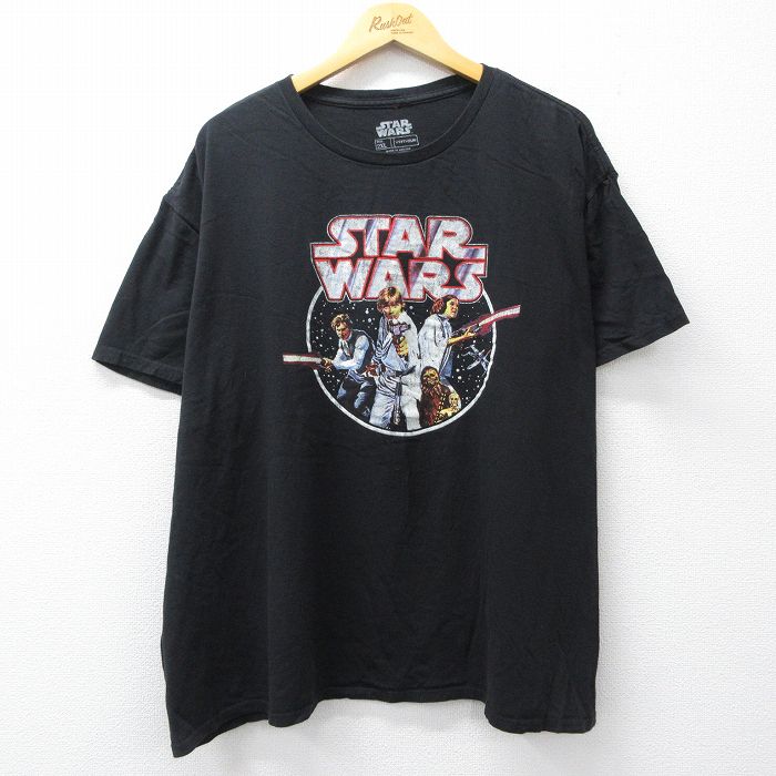 スターウォーズ 半袖Tシャツ ブラック メンズXL相当 | 古着