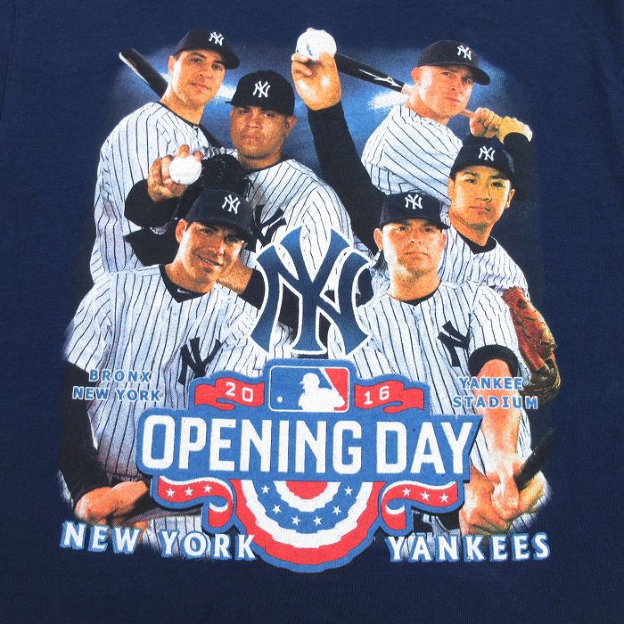 古着通販 L☆古着 半袖 Tシャツ メンズ MLB ニューヨークヤンキース