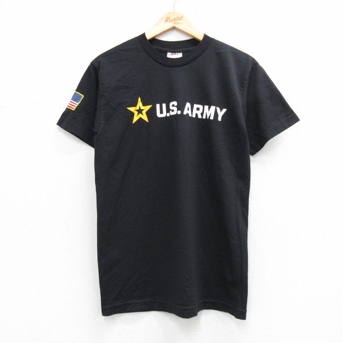 【20%OFF】半袖Tシャツ USアーミー ブラック メンズM相当 | 古着