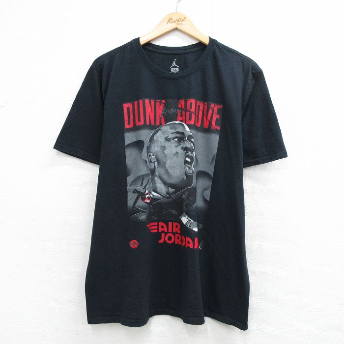 【20%OFF】半袖Tシャツ マイケルジョーダン ブラック メンズXL相当 | 古着