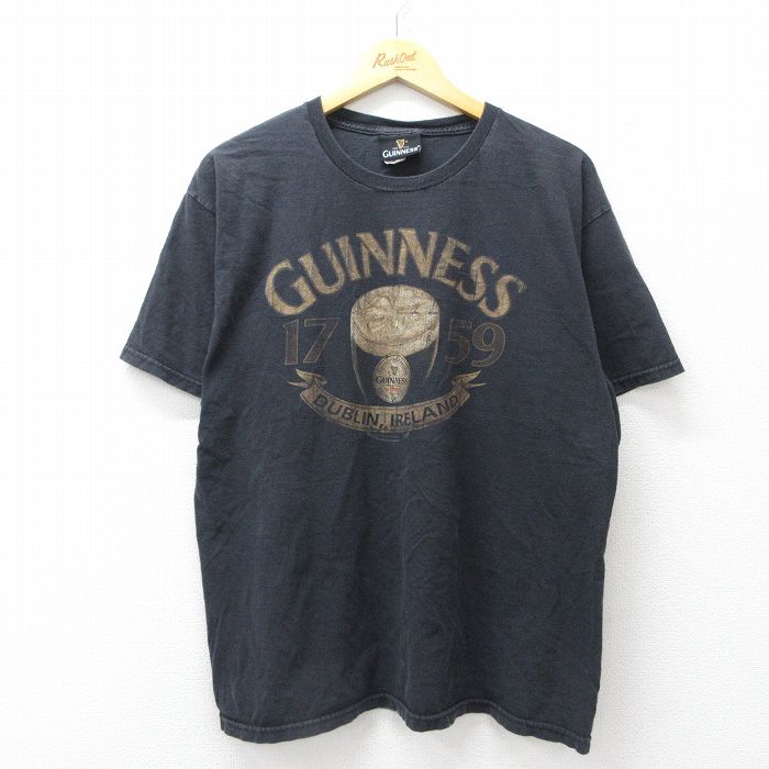 ギネス 半袖Tシャツ ブラック L | 古着