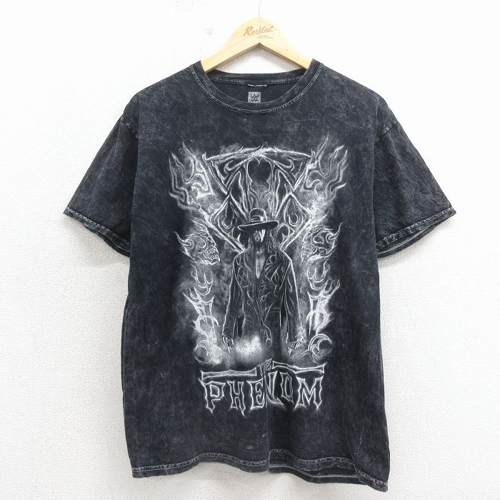 ワールドプロレスリング 半袖Tシャツ ジアンダーテイカー ブラック L | 古着