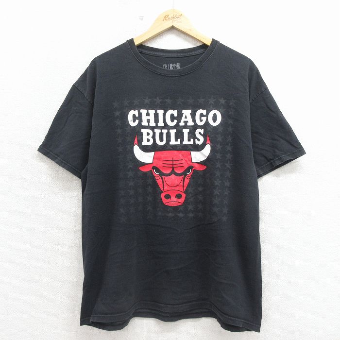 NBA シカゴブルズ デックローズ 1 半袖Tシャツ バスケットボール ブラック XL | 古着