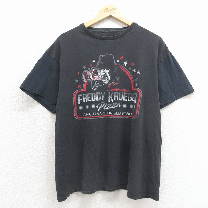 半袖Tシャツ エルム街の悪夢 ブラック XL | 古着