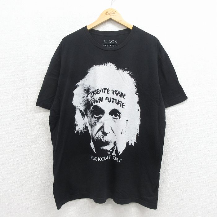 半袖Tシャツ アインシュタイン ブラック XL | 古着
