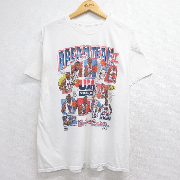 NBA ドリームチーム 半袖Tシャツ ホワイト XL | 古着