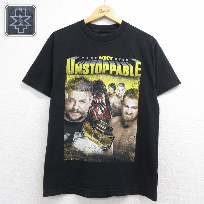 【20%OFF】半袖Tシャツ ワールドプロレスリングNXT ブラック メンズM相当 | 古着