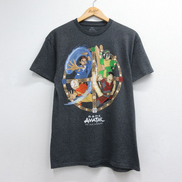 半袖Tシャツ アバター伝説の少年アン 霜降りグレー メンズM相当 | 古着