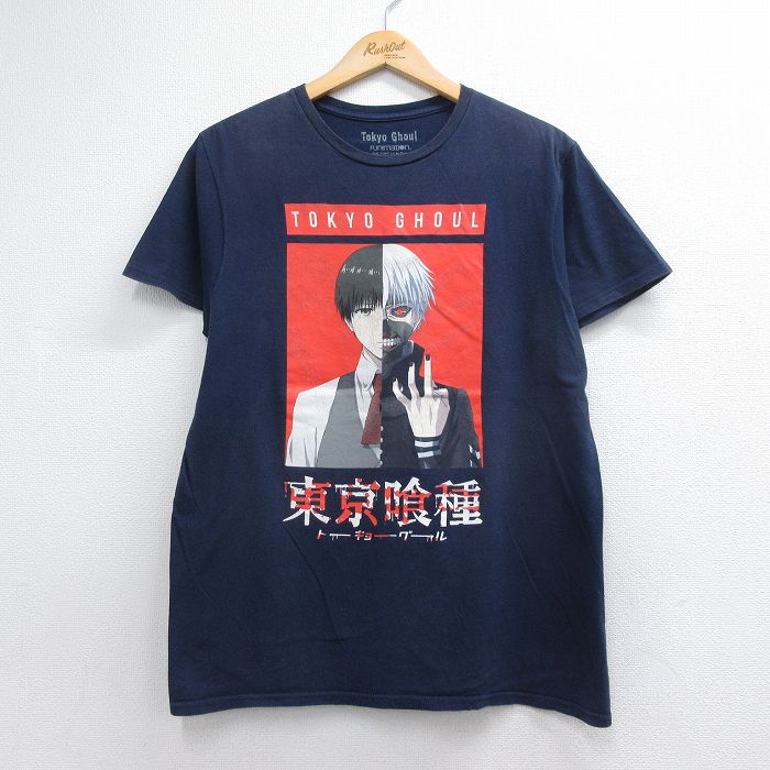 半袖Tシャツ 東京喰種 ネイビー メンズM相当 | 古着