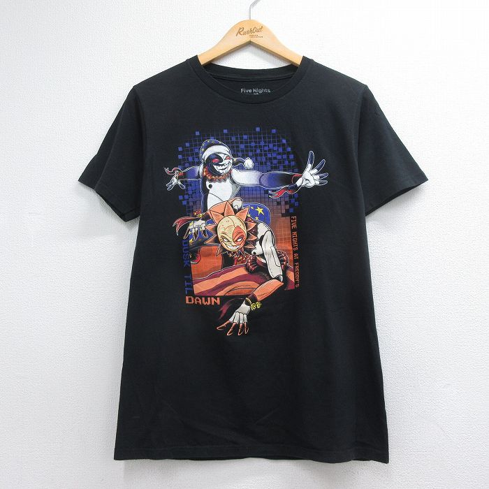 半袖Tシャツ ファイブナイツアットフレディーズ ブラック メンズS相当 | 古着
