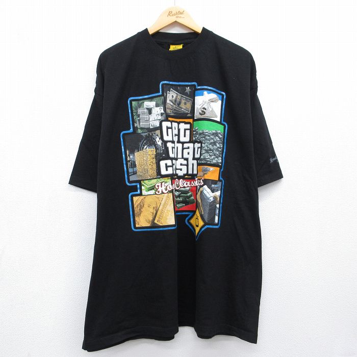 半袖Tシャツ ブラック メンズXL相当 | 古着
