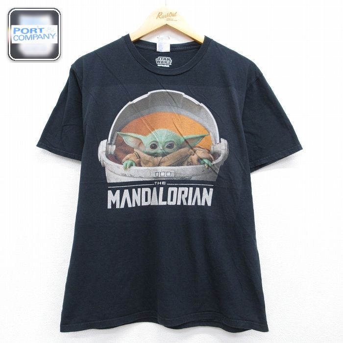 【一点物】スターウォーズ グローグー US製 古着 ヴィンテージTシャツ 古着通販 L☆古着 半袖 Tシャツ メンズ 映画 スターウォーズ