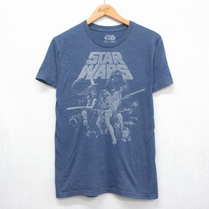 半袖Tシャツ スターウォーズ ネイビー メンズM相当 | 古着