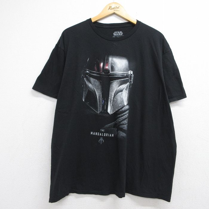 スターウォーズ 半袖Tシャツ マンダロリアン ブラック メンズXL相当 | 古着