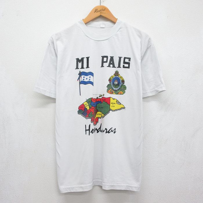 半袖Tシャツ Honduras ホワイト メンズL相当 | 古着