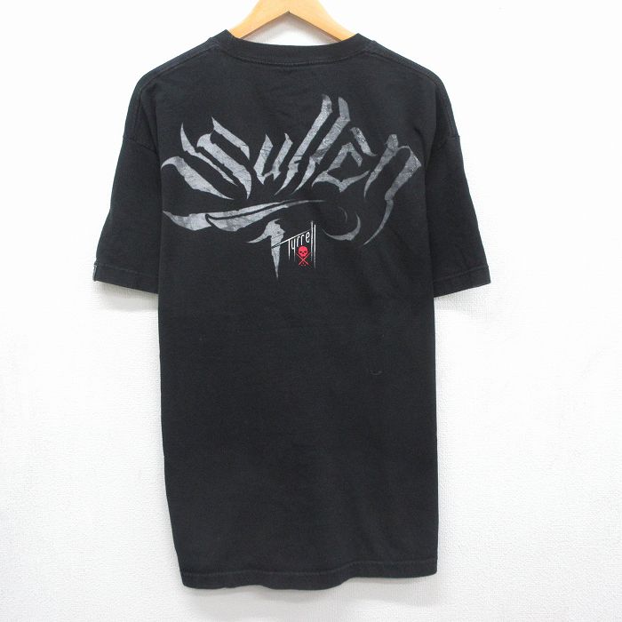 古着通販 XL☆古着 半袖 Tシャツ メンズ スカル コットン クルーネック