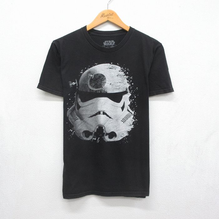スターウォーズ 半袖Tシャツ ストームトルーパープリント ブラック メンズM相当 | 古着
