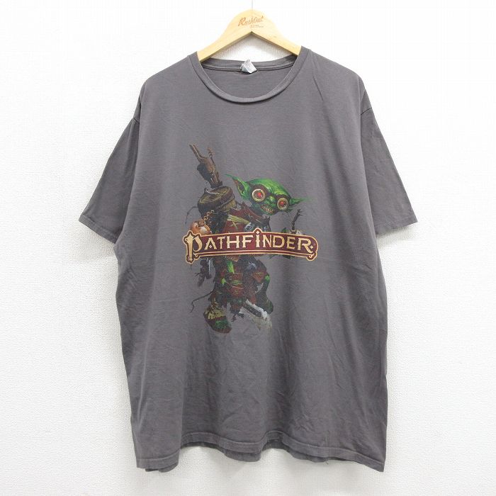 パスファインダー 半袖Tシャツ グレー メンズXL相当 | 古着