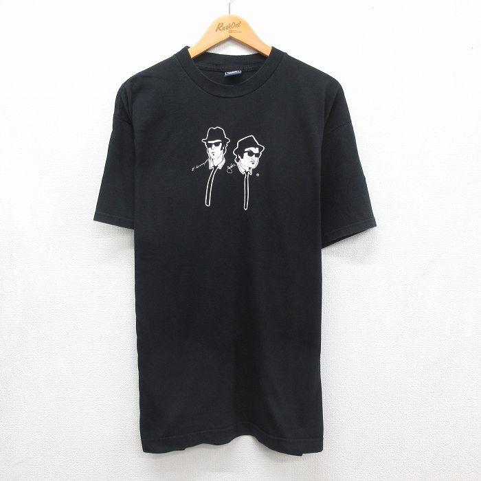 ブルースブラザーズ 90s 半袖Tシャツ 映画 ブラック メンズXL相当 | 古着