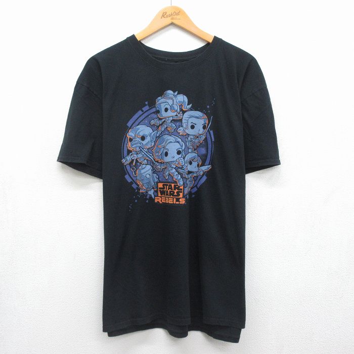 スターウォーズ 半袖Tシャツ ブラック メンズXL相当 | 古着